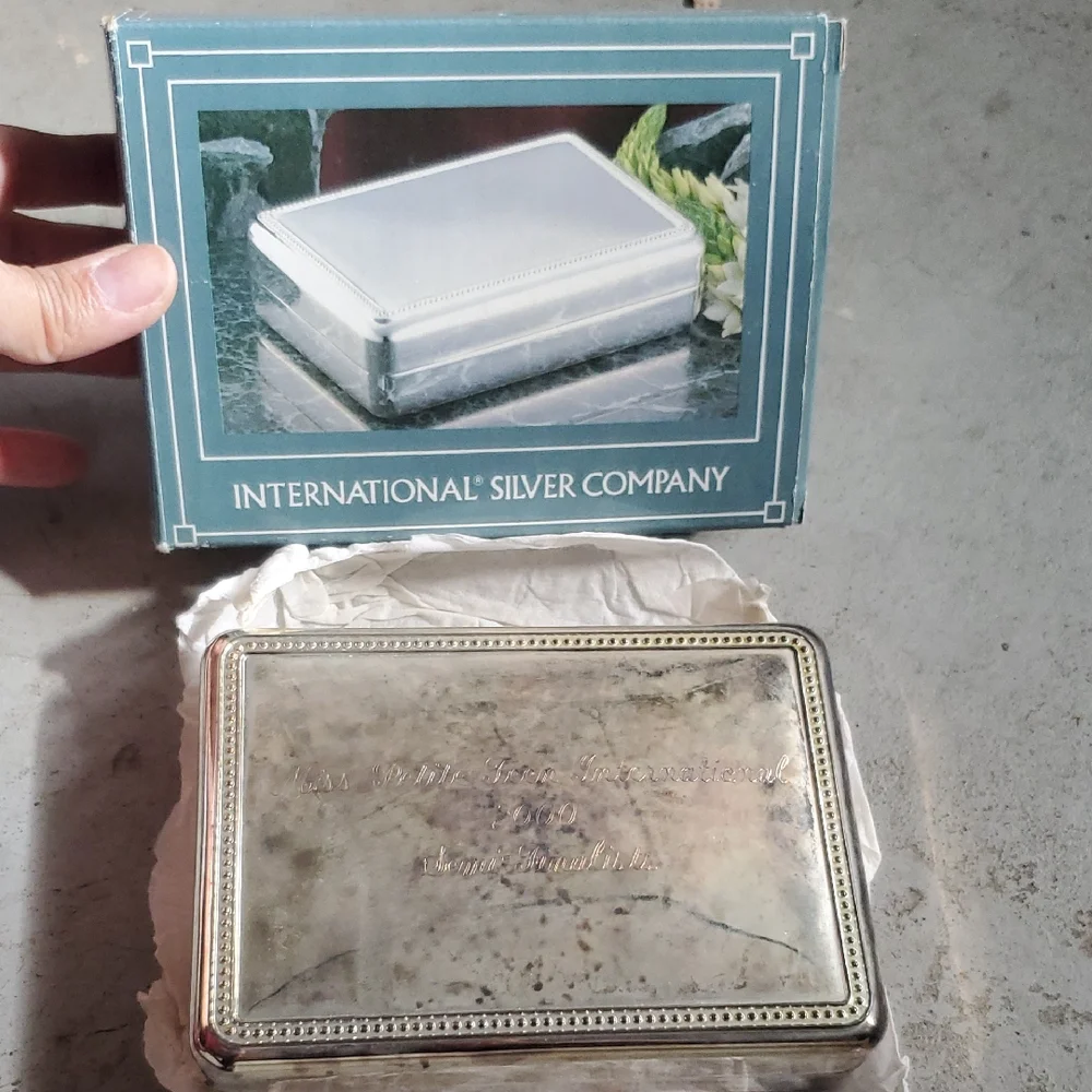 International Silver Company Jewelry Box